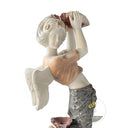 water fountain statues in Red marble + White Marble + Black limestone - Image 6