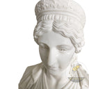Marble Bust Sculpture in white marble - Image 6