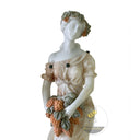Garden Marble statue for sale in white marble + yellow onyx - Image 6