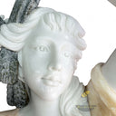 Garden Marble statue for sale in white marble + yellow onyx - Image 6
