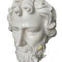 Custom Marble Bust in Green marble + white marble - Image 6