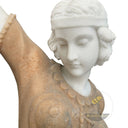 Marble Statue for sale in White marble + Red Sunset marbel - Image 6