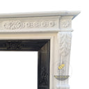 Marble Fireplace Elegant Neoclassical 42" Tall
