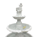 Large water fountain with Marble Cherub 82" Tall