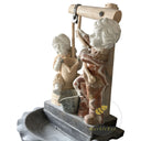 statue fountain in Red marble + White Marble + Black limestone - Image 5