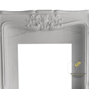 White Marble Fireplace Mantel 51" Height