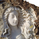 Natural rock relief carving of Mermaid