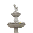 نافورة حديقة من طبقتين