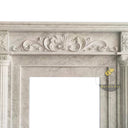 Marble Mantel Hand Carved Fireplace Surround 42" Tall