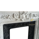 Marble Mantel with Hand Carved Details 47" Tall