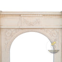 Marble Hearth - Spanish Beige Marble 45" Tall