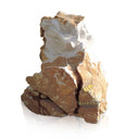 Koi and Waves Stone Carving