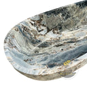 Custom Bathtubs-Italian Valgri White Marble 70.87" Long