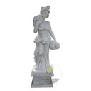 Four Season Goddess Quartet White Marble