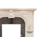 Portuguese Limestone Fireplace 45" Tall