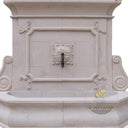 Marble Wall Fountain Architectural Beige Limestone 65" Tall