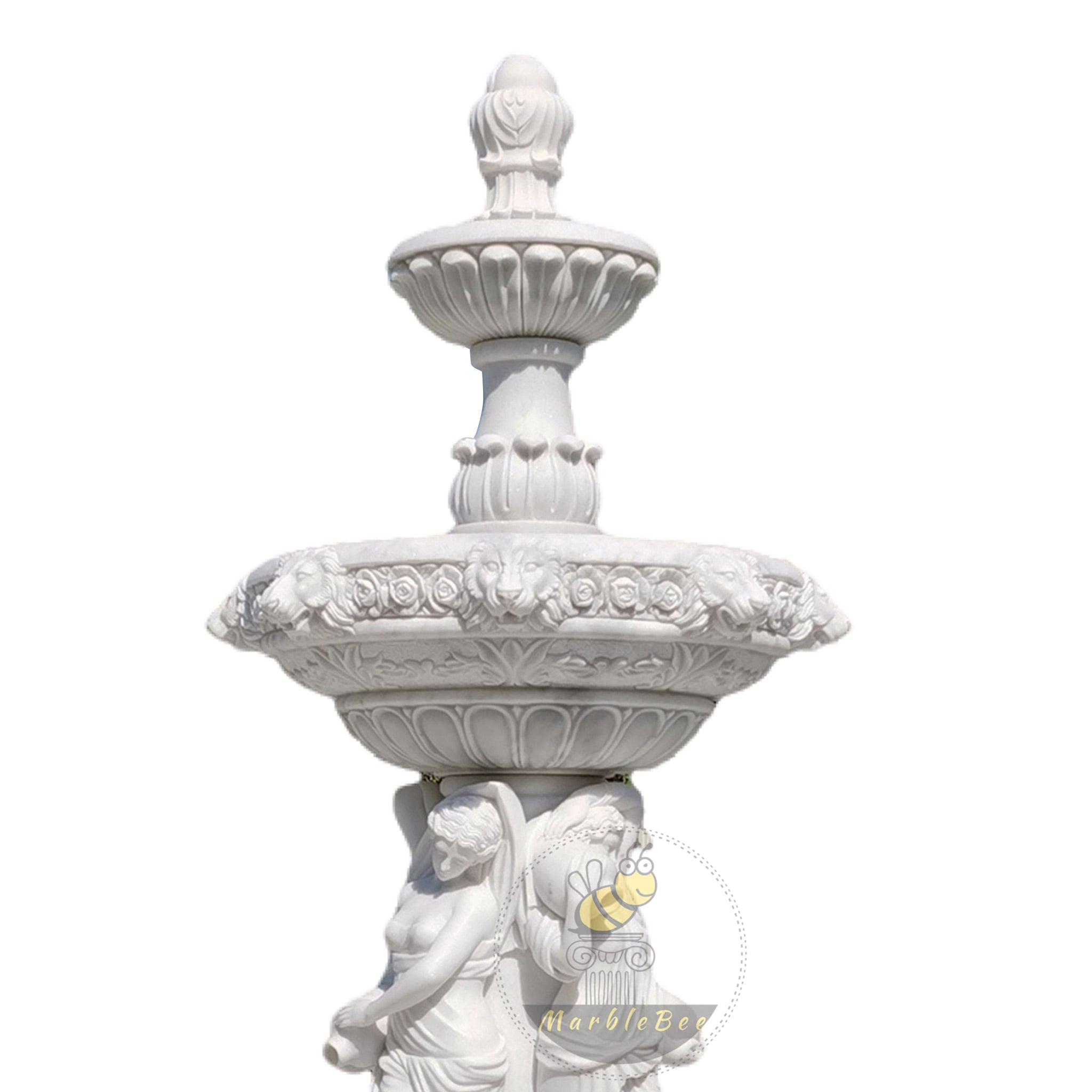 Fontaine de jardin à 2 niveaux – Marblebee