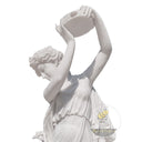 Marble sculpture for sale white marble dancing mother with cherubs