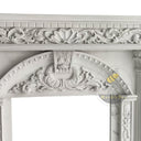 Custom Marble Fireplace 52" Tall