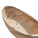 Sandstone Bathtub | Wavy Desert Tone Oval Trough 70.87" Long