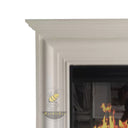 White Marble Hearth 47" Tall