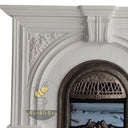 Marble Fire Surround And Hearth 43" Height
