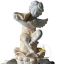fountain sculpture in Red marble + White Marble - Image 7