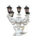 Lampadaire extérieur en marbre