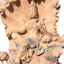 Garden Marble statue in Sunset Red marble - Image 6
