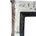Marble Mantel with Hand Carved Details 47" Tall