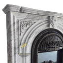 Italian Volakas Marble Mantel 47" Tall