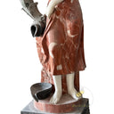 statue fountain in Red marble + White Marble + Black limestone - Image 6