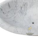 Carrara White Marble bathtub- Papillon Design