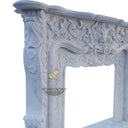 Large Marble Fireplace Surround 61" Tall