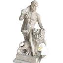 Garden Marble statue in Beige Travertine - Image 4