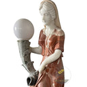 statue fountain in Red marble + White Marble + Black limestone - Image 8