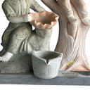 نافورة حديقة من طبقتين