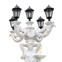 Lampadaire extérieur en marbre