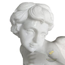 Marble Angel for Garden white marble praying cherub