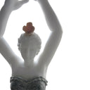 Marble sculpture for sale of Ballerina in Green Marble and White Marble