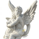 Custom Stone Statues Cupid Embracing Psyche White Marble