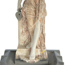 fountain sculpture in Red marble + White Marble - Image 7