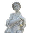 Four Season Goddess Quartet White Marble