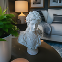 Ancient Greek Philosopher Bust – Hand-Carved Marble Masterpiece
