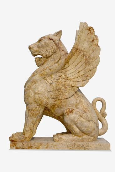 Buy Large Lion with wings sculpture