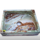 hand-carved polished