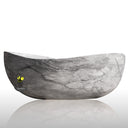 white marble bathtub