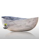 white marble bathtub