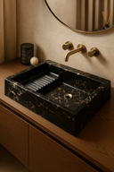 Square marble sinks