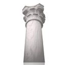 white marble columns